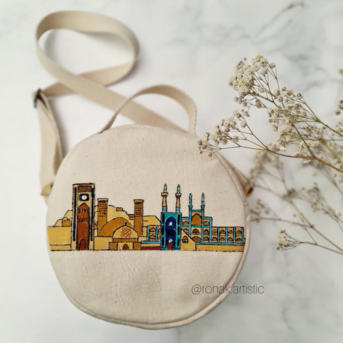 کیف نقاشی شده
