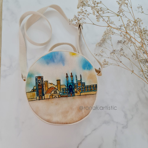 کیف نقاشی شده